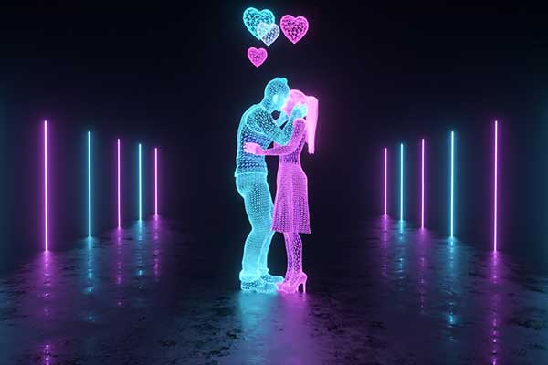 neon couple